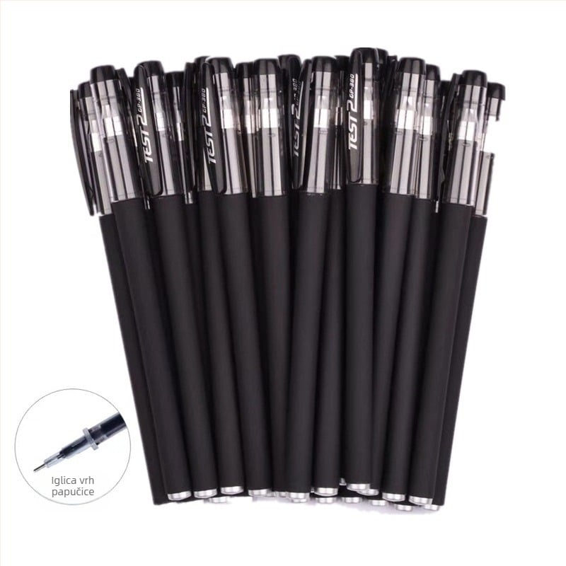 Kuglični pero s neutralnim mat završetkom za učenike — crvena i plava tinta; ispitno pisanje (Podrijetlo: Drugo; Marka: Drugo; Tisak loga: Ne)