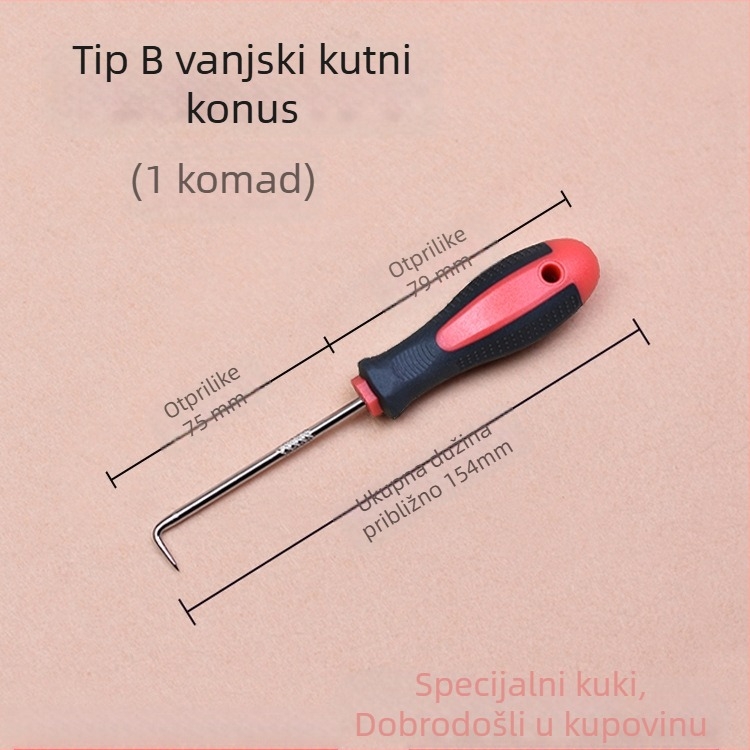 LIHODA Socket Wrench od alatnog čelika, polirano kromiranje, težina 0.1