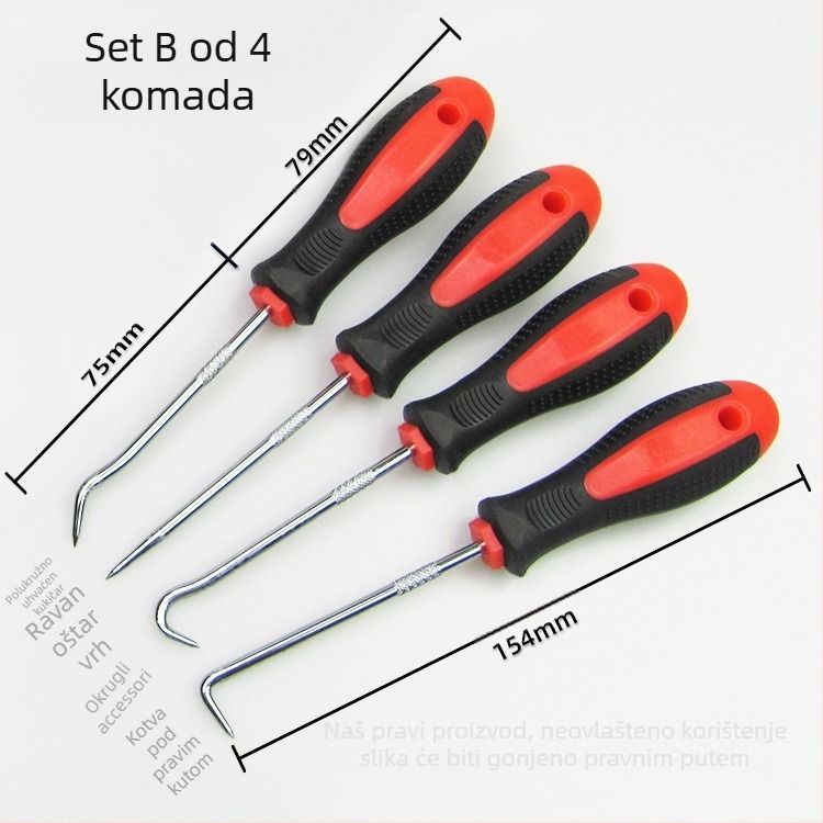 LIHODA Socket Wrench od alatnog čelika, polirano kromiranje, težina 0.1