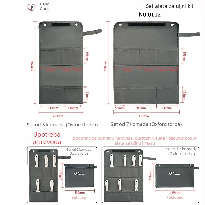 Ploški nož za špakla – nehrđajući čelik, kvaliteta hrane, za čišćenje prašine i blata s lopatica; Peng Gong