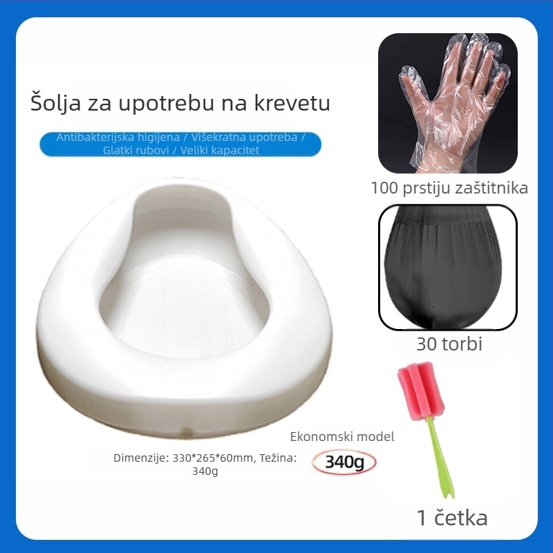 Posteljni lonac za ležeće starije osobe i paralizirane pacijente; urinál za žene i majke; veliki kućni plošni model (Materijal: Drugo; Uvoz: Ne; Marka: Drugo; Kod proizvoda: Qsxa639949093802; Kategorija: Spittoon)