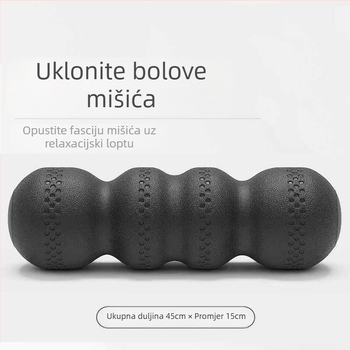 Čvrsti pjenasti valjak s kuglom u obliku oraščića za opuštanje mišića (Materijal: Drugo; Marka: Drugo)