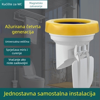 WC flanša, protupožni brtveni prsten, povećani dizajn, univerzalna osnova, gumeni odvodni prsten, nepropusno