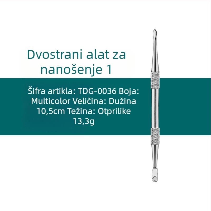 Set od nerđajućeg čelika za čišćenje lula i alate za rezbarenje, veličina 17,7 × 6 × 1,8 cm, težina oko 143 g; mogućnost otiska logotipa i privatne marke