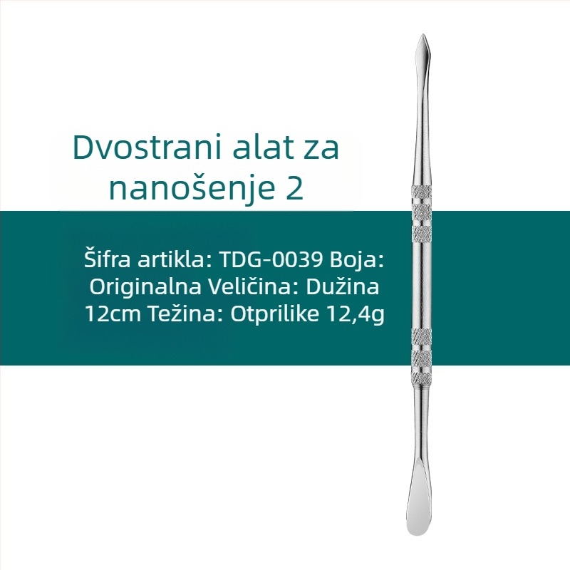 Set od nerđajućeg čelika za čišćenje lula i alate za rezbarenje, veličina 17,7 × 6 × 1,8 cm, težina oko 143 g; mogućnost otiska logotipa i privatne marke