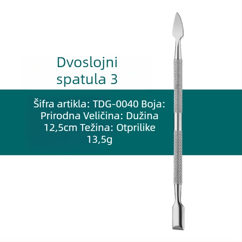 Set od nerđajućeg čelika za čišćenje lula i alate za rezbarenje, veličina 17,7 × 6 × 1,8 cm, težina oko 143 g; mogućnost otiska logotipa i privatne marke