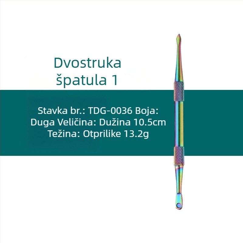 Set od nerđajućeg čelika za čišćenje lula i alate za rezbarenje, veličina 17,7 × 6 × 1,8 cm, težina oko 143 g; mogućnost otiska logotipa i privatne marke