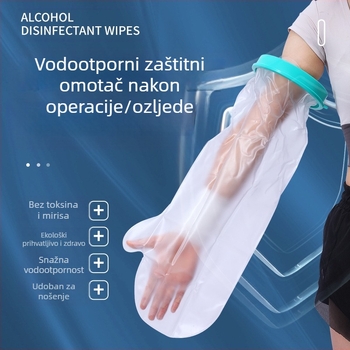 Sea Fly PICC vodootporan zaštitni kućište za rane za kupanje i postoperativnu njegu – PVC, PP i silikon, za nogu, prilagodljivo, 1 godina jamstva
