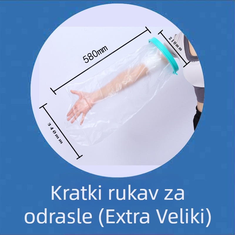 Sea Fly PICC vodootporan zaštitni kućište za rane za kupanje i postoperativnu njegu – PVC, PP i silikon, za nogu, prilagodljivo, 1 godina jamstva