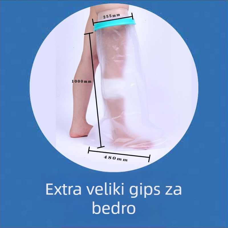 Sea Fly PICC vodootporan zaštitni kućište za rane za kupanje i postoperativnu njegu – PVC, PP i silikon, za nogu, prilagodljivo, 1 godina jamstva