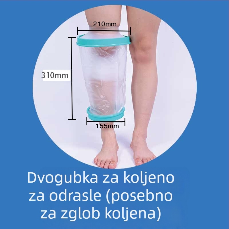 Sea Fly PICC vodootporan zaštitni kućište za rane za kupanje i postoperativnu njegu – PVC, PP i silikon, za nogu, prilagodljivo, 1 godina jamstva