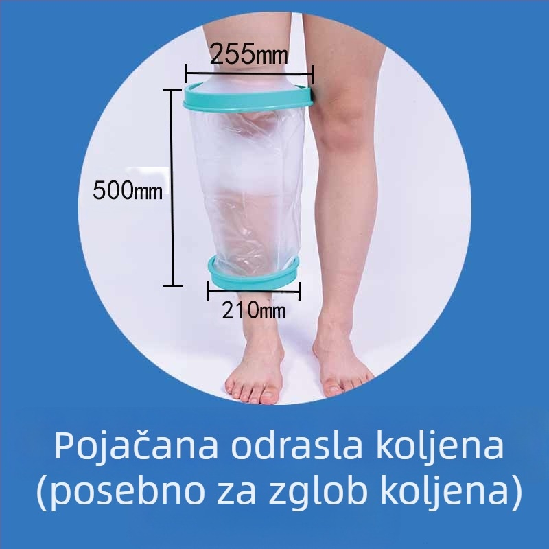 Sea Fly PICC vodootporan zaštitni kućište za rane za kupanje i postoperativnu njegu – PVC, PP i silikon, za nogu, prilagodljivo, 1 godina jamstva