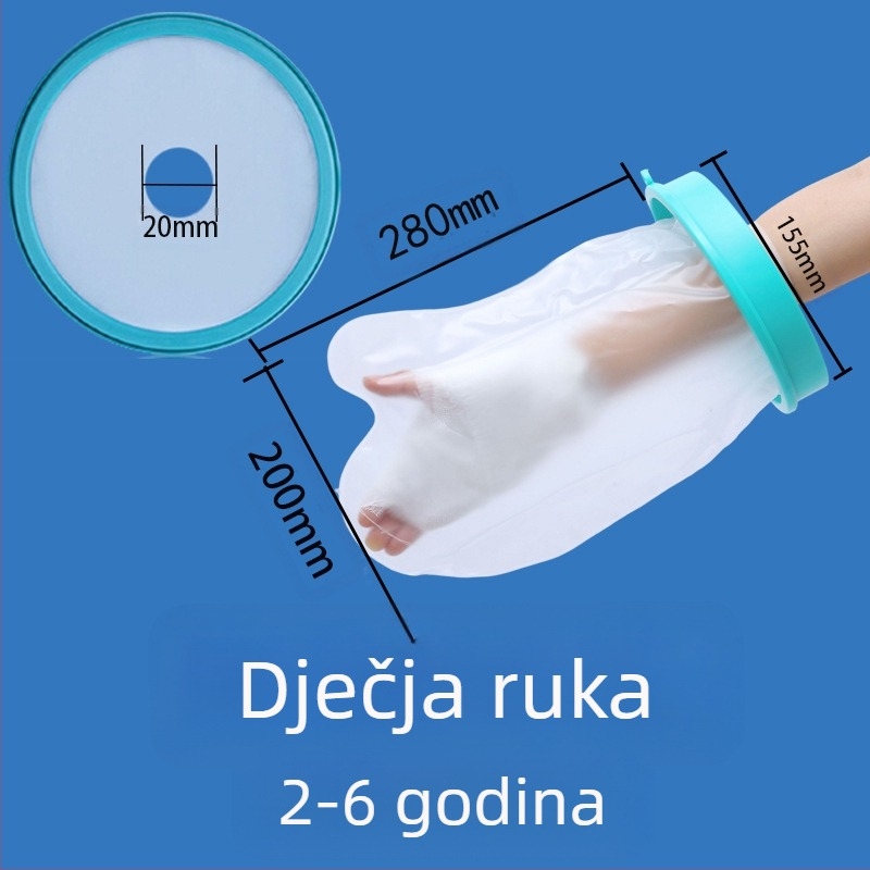 Sea Fly PICC vodootporan zaštitni kućište za rane za kupanje i postoperativnu njegu – PVC, PP i silikon, za nogu, prilagodljivo, 1 godina jamstva