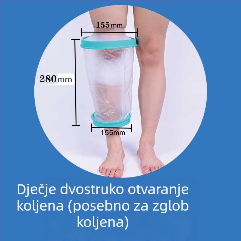 Sea Fly PICC vodootporan zaštitni kućište za rane za kupanje i postoperativnu njegu – PVC, PP i silikon, za nogu, prilagodljivo, 1 godina jamstva