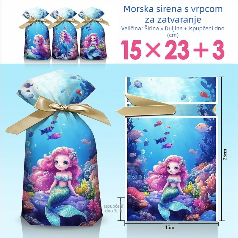 Torba za snack dar s graviranim otiskom na mliječno bijelom filmu, Salt Light marka