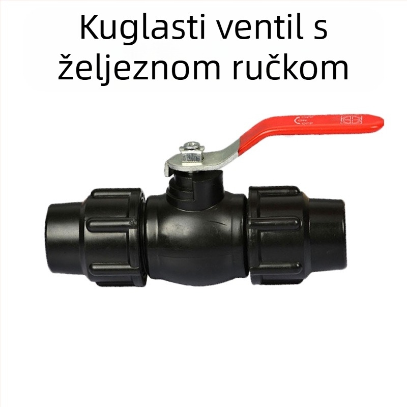 PE cijevni fitinzi s brzim spojem, T spoj, zavoj, spoj i ventil; materijal PE; debljina zida 3.0 mm; klasa 80