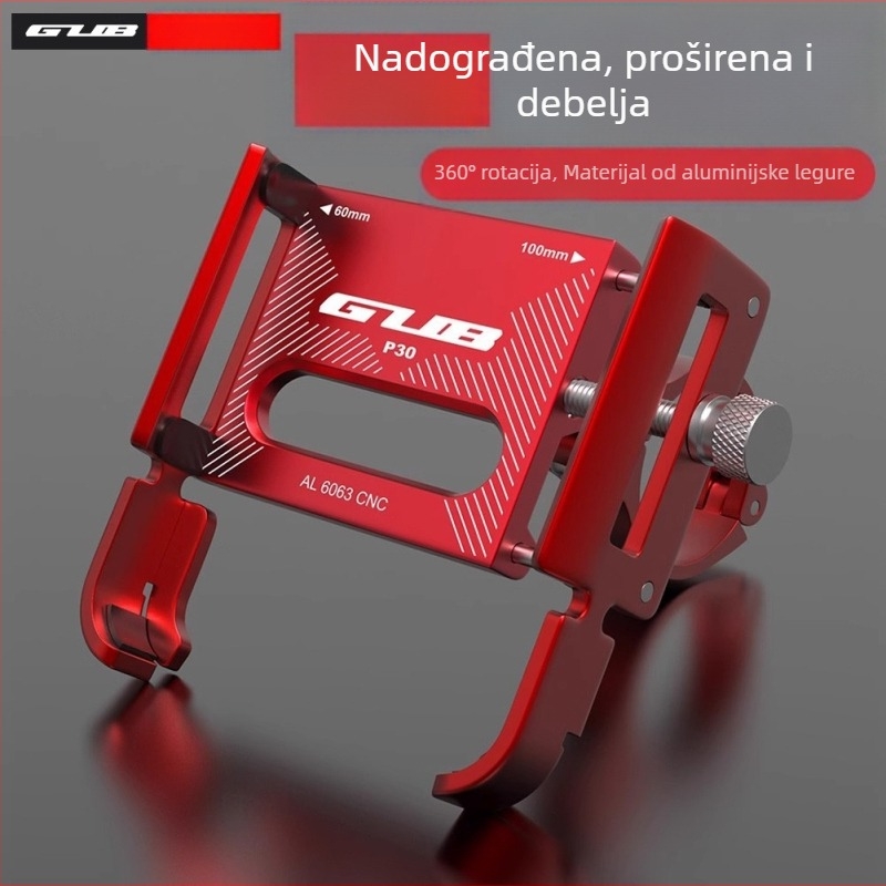 Držač telefona GUB P30 od aluminijske legure za električne motocikle i bicikle