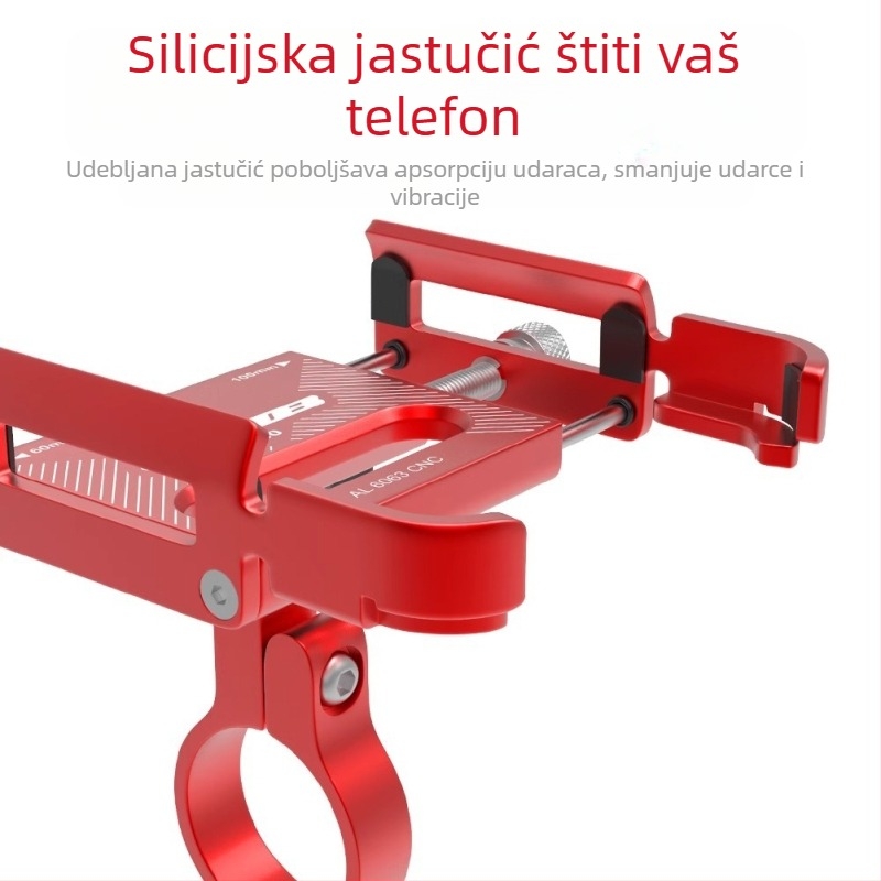 Držač telefona GUB P30 od aluminijske legure za električne motocikle i bicikle