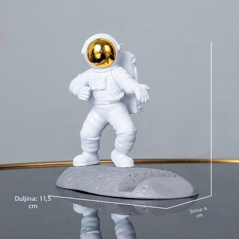 Stolna držač za telefon s astronautom Kung-Fu — minimalistički dizajn uz lagani luksuz, plastika, prilagodljiv