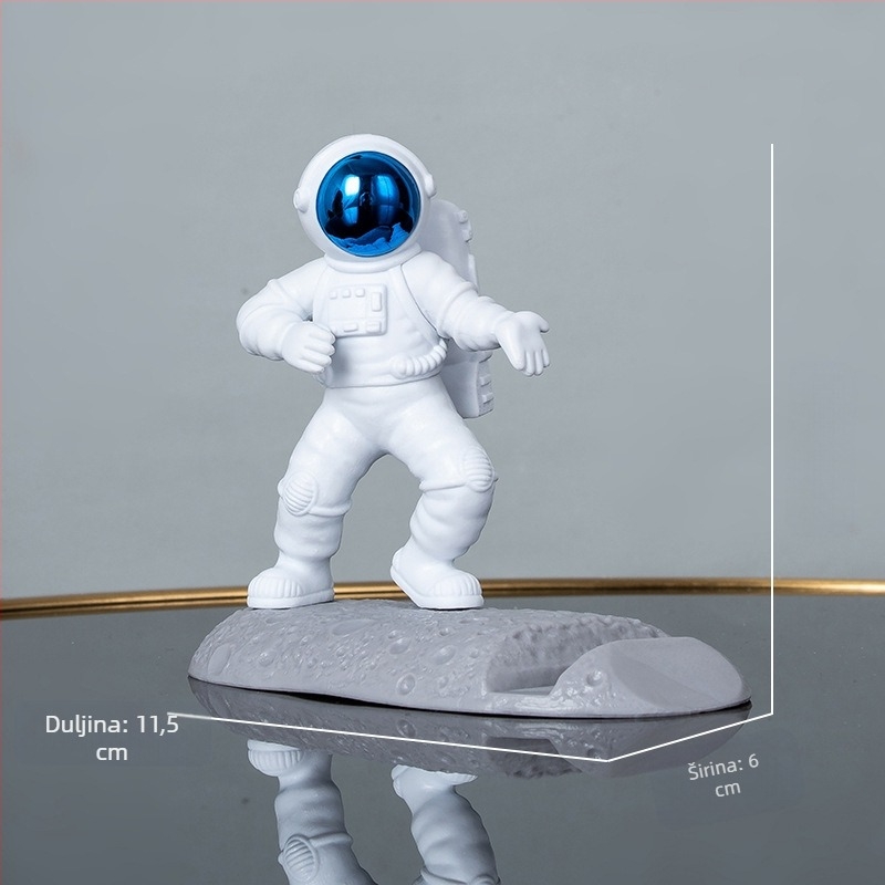Stolna držač za telefon s astronautom Kung-Fu — minimalistički dizajn uz lagani luksuz, plastika, prilagodljiv