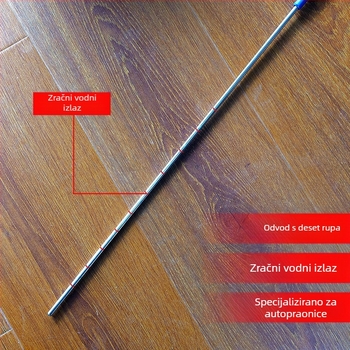 Pištolj za čišćenje spremnika vode vozila - bez demontaže, dvostruko korištenje vode i plina, glava pištolja i kućište od nehrđajućeg čelika, visok tlak, domet raspršivanja 3 m