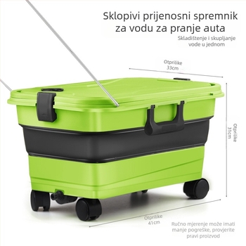 YiFun PP sklopiva kanta s Li-ion baterijom i vodnim pištoljem za visokotlačno pranje autom