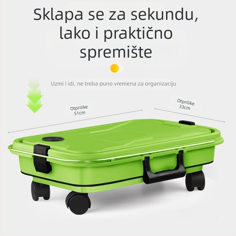 YiFun PP sklopiva kanta s Li-ion baterijom i vodnim pištoljem za visokotlačno pranje autom