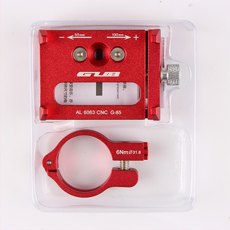 Držač za telefon za planinski bicikl — metalna konstrukcija, marka Gup, prilagodljiv, unisex dodatak za bicikl