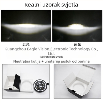 LED prednje svjetlo za automobil za Wrangler – off-road i motocikl, kućište od avionskog aluminija 6063 + PC leća, reflektirajuća čašica, 24V LED, model YSJ01-MMRDD, kompatibilno s Wranglerom i off-road vozilima