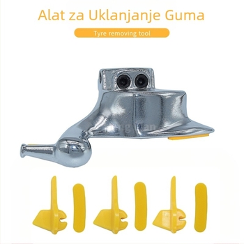 Alat za demontažu gume na automobilima – marka Henglian Manufacturing; materijal: lijevana čelična; težina: 0.8 kg; namjena: rukovanje gumama