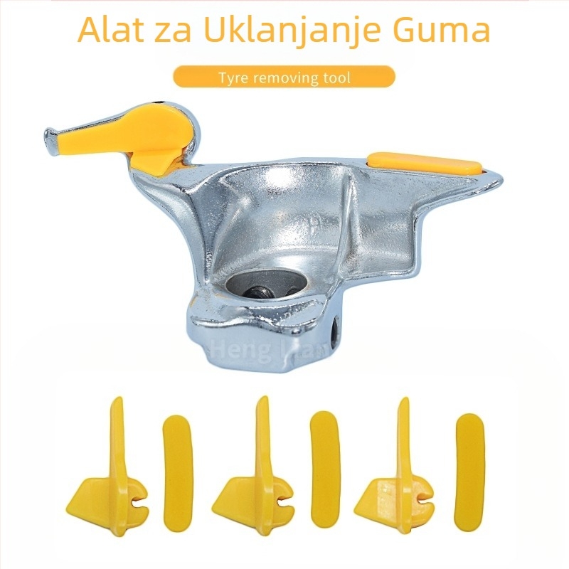 Alat za demontažu gume na automobilima – marka Henglian Manufacturing; materijal: lijevana čelična; težina: 0.8 kg; namjena: rukovanje gumama