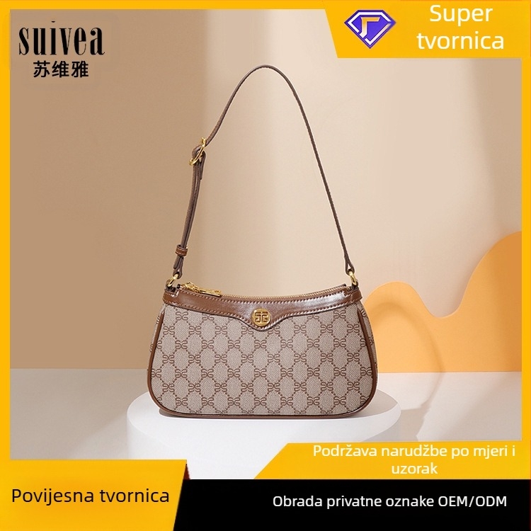 Mini kvadratna PVC torba s remenom preko tijela – zatvarač, unutarnja džep s zatvaračem, natpis slovima, urban stil