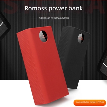 Silikonska zaštitna futrola za Romoss PEA40 power bank, potpuno prekrivanje, 57000 mAh