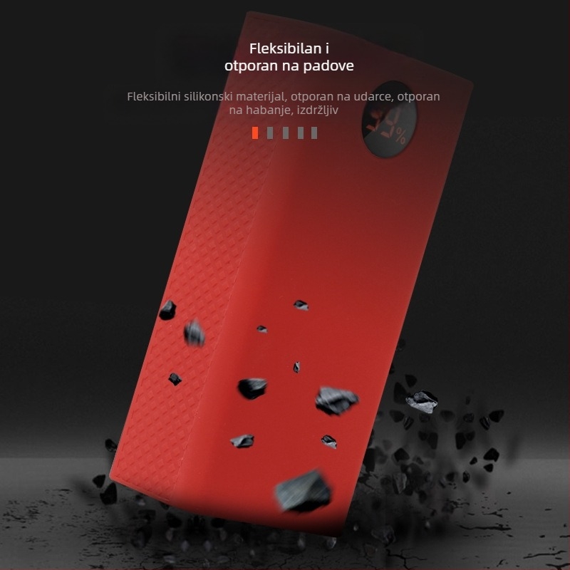Silikonska zaštitna futrola za Romoss PEA40 power bank, potpuno prekrivanje, 57000 mAh