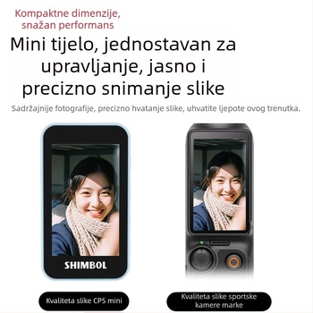 See peng CP5 mini – kompaktni selfie uređaj s displejem, ogledalom i projekcijom zaslona, s tajmerom za snimanje