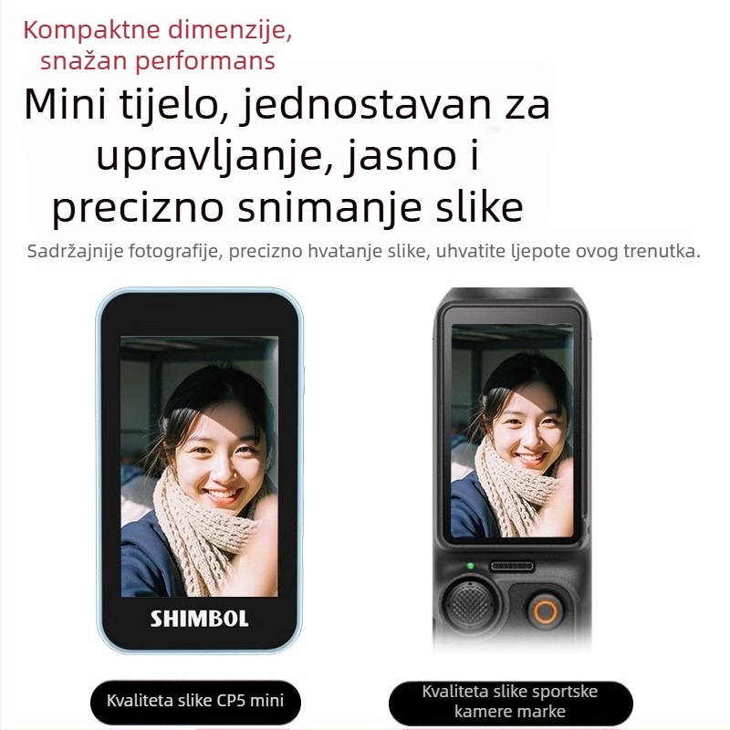 See peng CP5 mini – kompaktni selfie uređaj s displejem, ogledalom i projekcijom zaslona, s tajmerom za snimanje