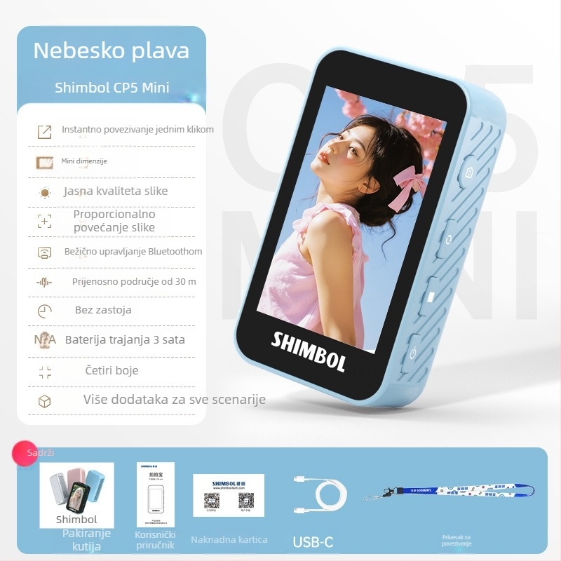 See peng CP5 mini – kompaktni selfie uređaj s displejem, ogledalom i projekcijom zaslona, s tajmerom za snimanje