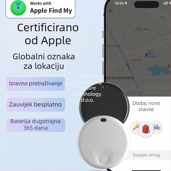 GPS lokator za djecu i starije – uređaj za sprječavanje gubitka, model Apple locator No. 2