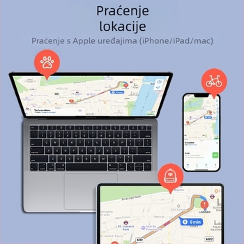 GPS lokator za djecu i starije – uređaj za sprječavanje gubitka, model Apple locator No. 2