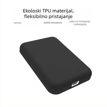 MagSafe bežični vanjski power bank zaštitna futrola za Apple – TPU, injekcijsko oblikovanje, otporna na padove, otporna na otiske prstiju, kreativan dizajn
