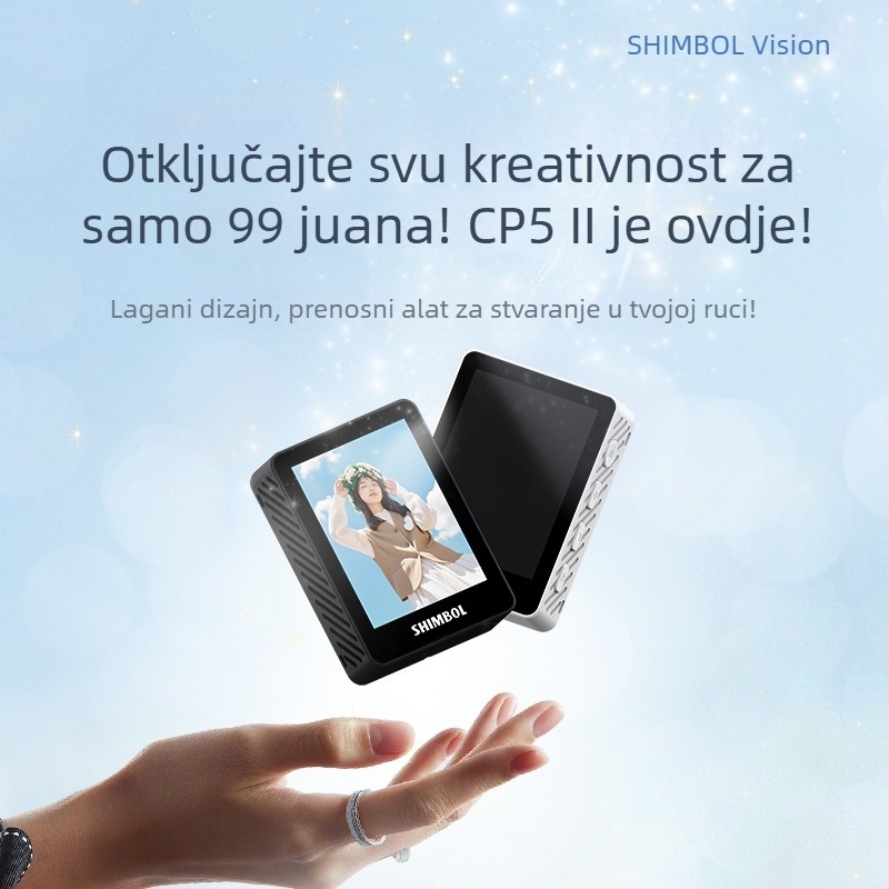 CP5 II Stražnji alat za selfie za mobitel, bežična projekcija zaslona, maksimalna nosivost 2–5 kg, težina 62 g