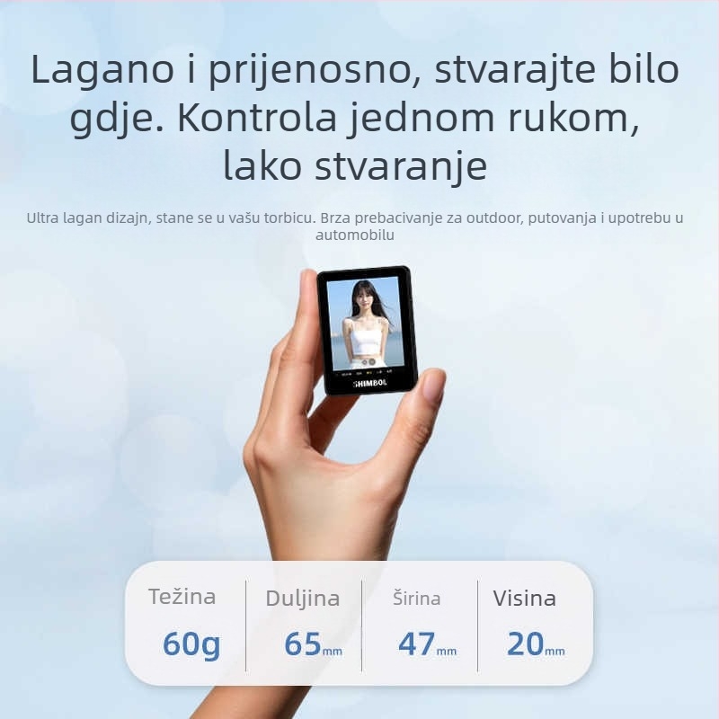 CP5 II Stražnji alat za selfie za mobitel, bežična projekcija zaslona, maksimalna nosivost 2–5 kg, težina 62 g