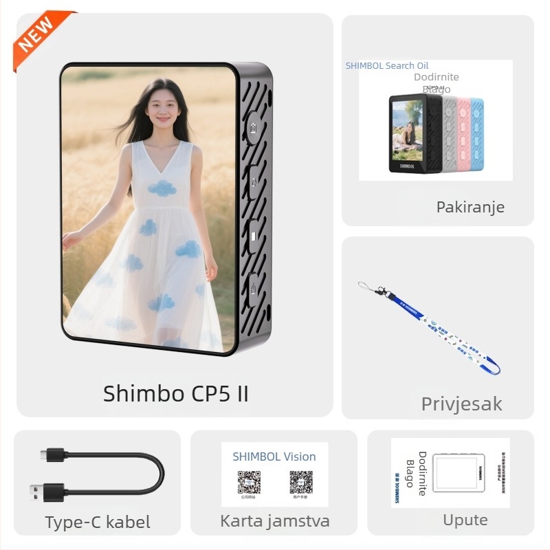 CP5 II Stražnji alat za selfie za mobitel, bežična projekcija zaslona, maksimalna nosivost 2–5 kg, težina 62 g