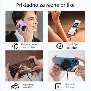 Magnetski bežični stolni punjač 15W Qi2 – brzo punjenje za telefon, sat i slušalice, 3A izlaz