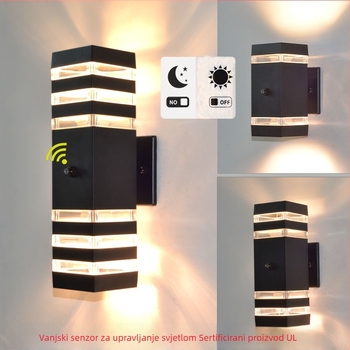 GP-GY101 Vanjska zidna svjetiljka s IP65 aluminijskim kućištem, ulazna napetost 220V, temperature boje 3000/4000/6000K