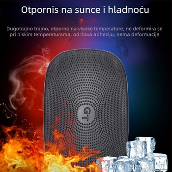 Automobilska protuklizna podloga s slikom kapljica vode, sklopiva, PU materijal, otporna na visoke temperature, Ruijie marka