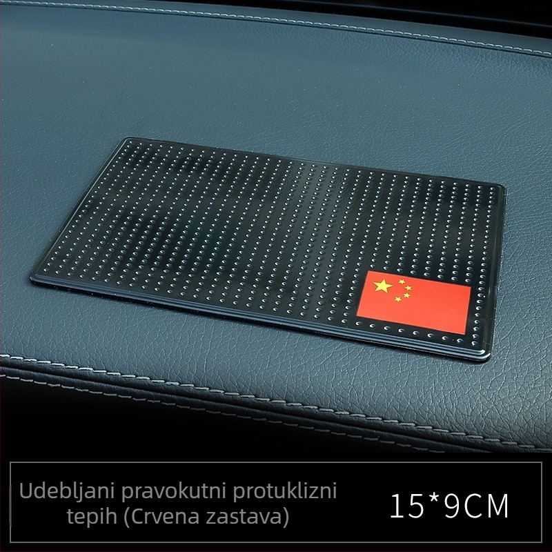 Automobilska protuklizna podloga s slikom kapljica vode, sklopiva, PU materijal, otporna na visoke temperature, Ruijie marka