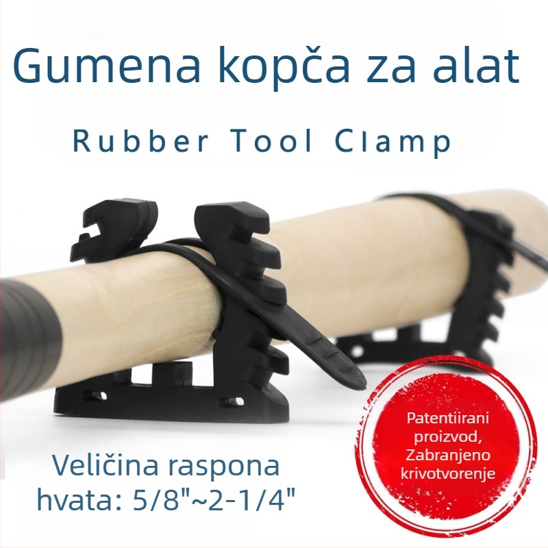 GLITTER Vanjski TPU+TPE gumeni klip za brzo učvršćivanje lopate na terenska vozila