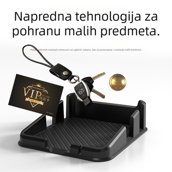 Silikonska anti-slip podložka za ključeve automobila i telefon – Brend 3R, Personalizirano logotipiranje, Silikon materijal, Licencirana privatna marka