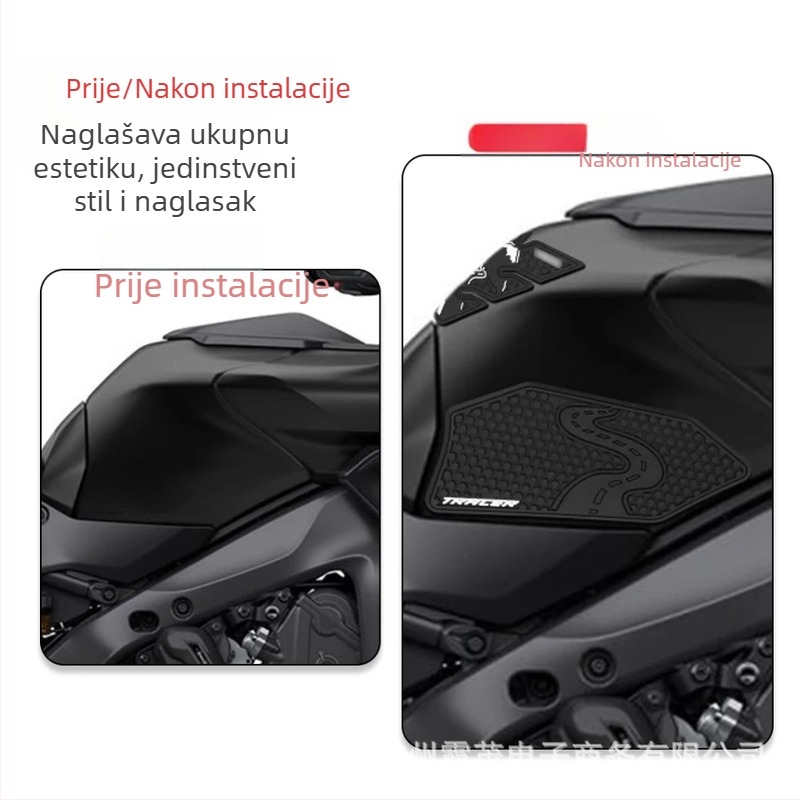 Protuklizna bočna naljepnica za rezervoar goriva Yamaha Tracer 9/Tracer 9GT 2025